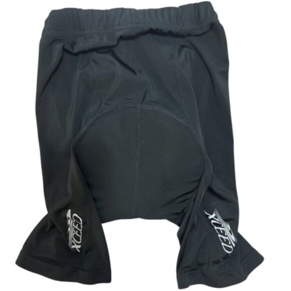 XCEED Men`s Black Padded Seat Cycling Shorts / Size‎ Small - Picture 2 of 5